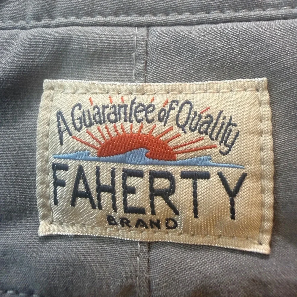 Faherty All‎ Day Shorts Mens Size 30 Gray Stretch Performance Casual
